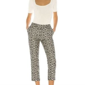 Le Superbe Jenna Leopard Jacquard Pants